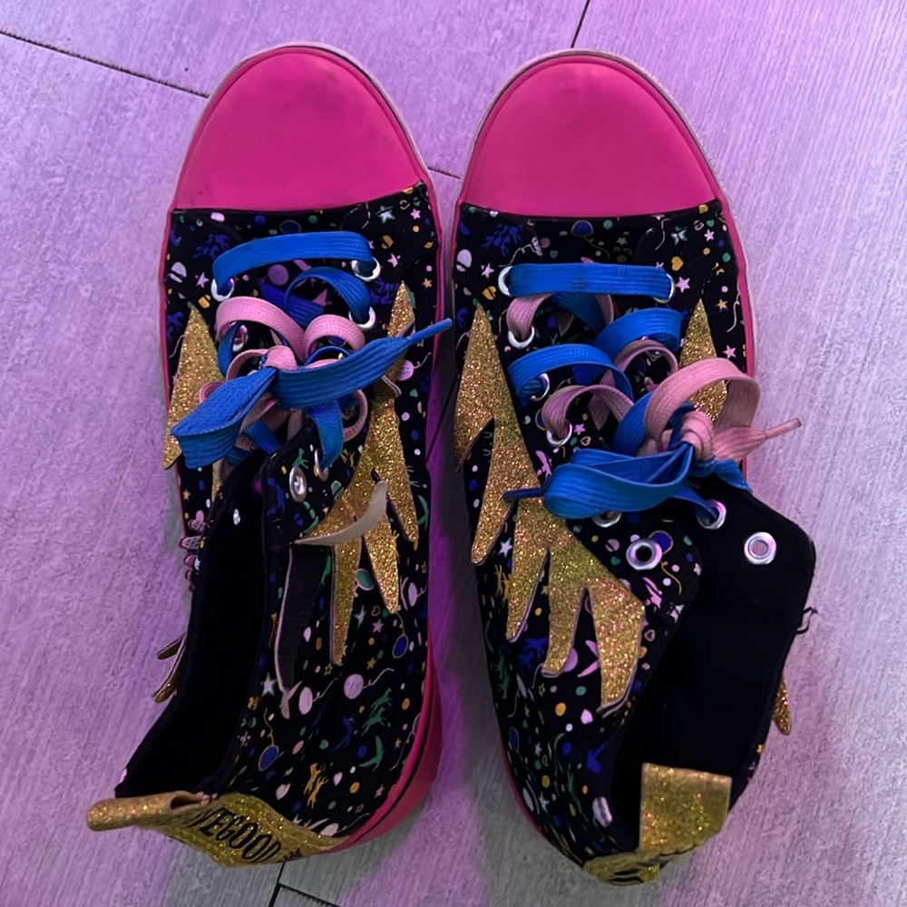Harry Potter Luna Lovegood Shoes Mid Top Sneakers Size 8